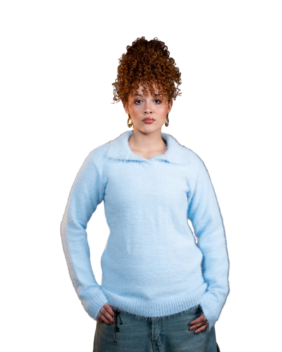 Polo mohair - BABY BLUE