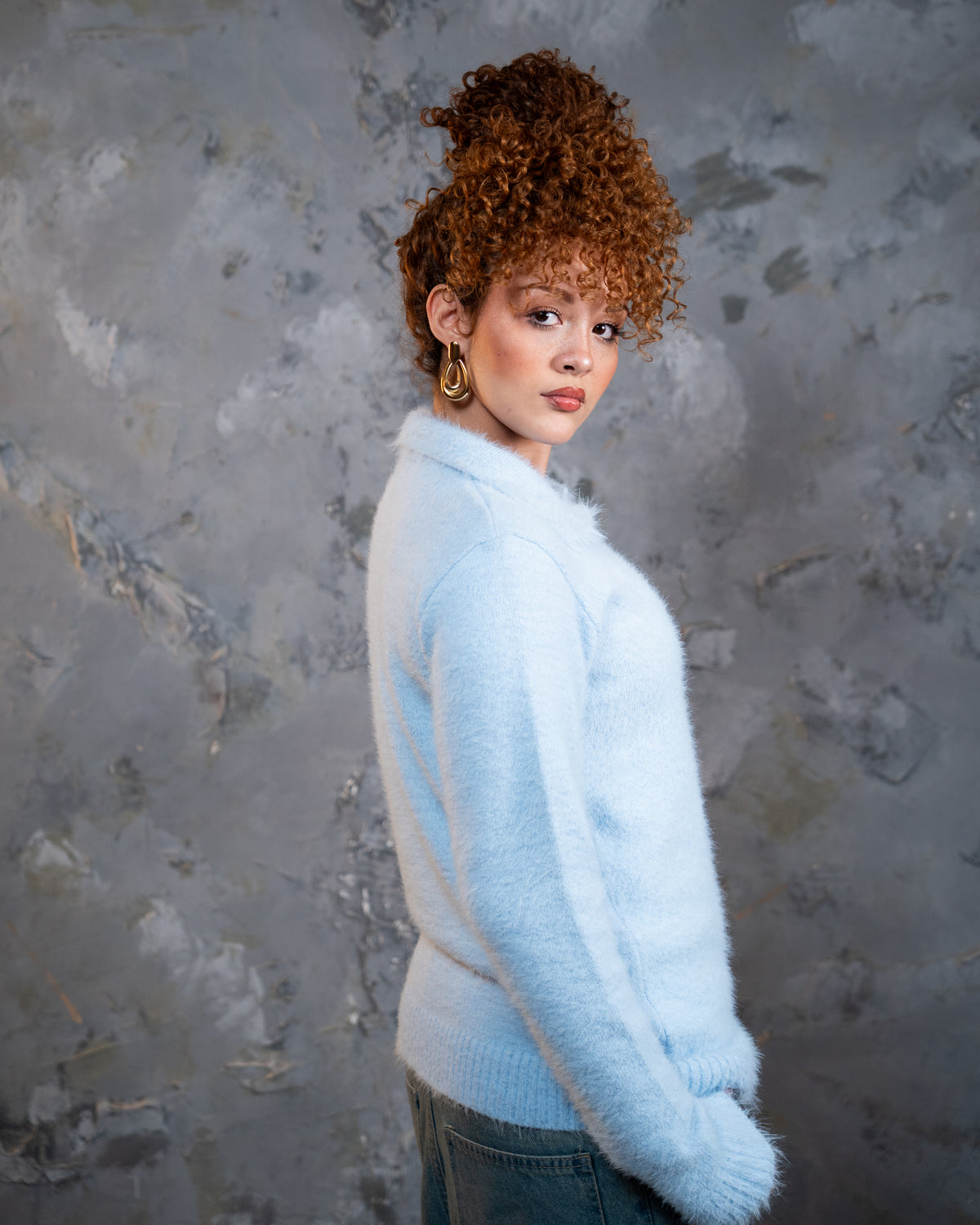 Polo mohair - BABY BLUE