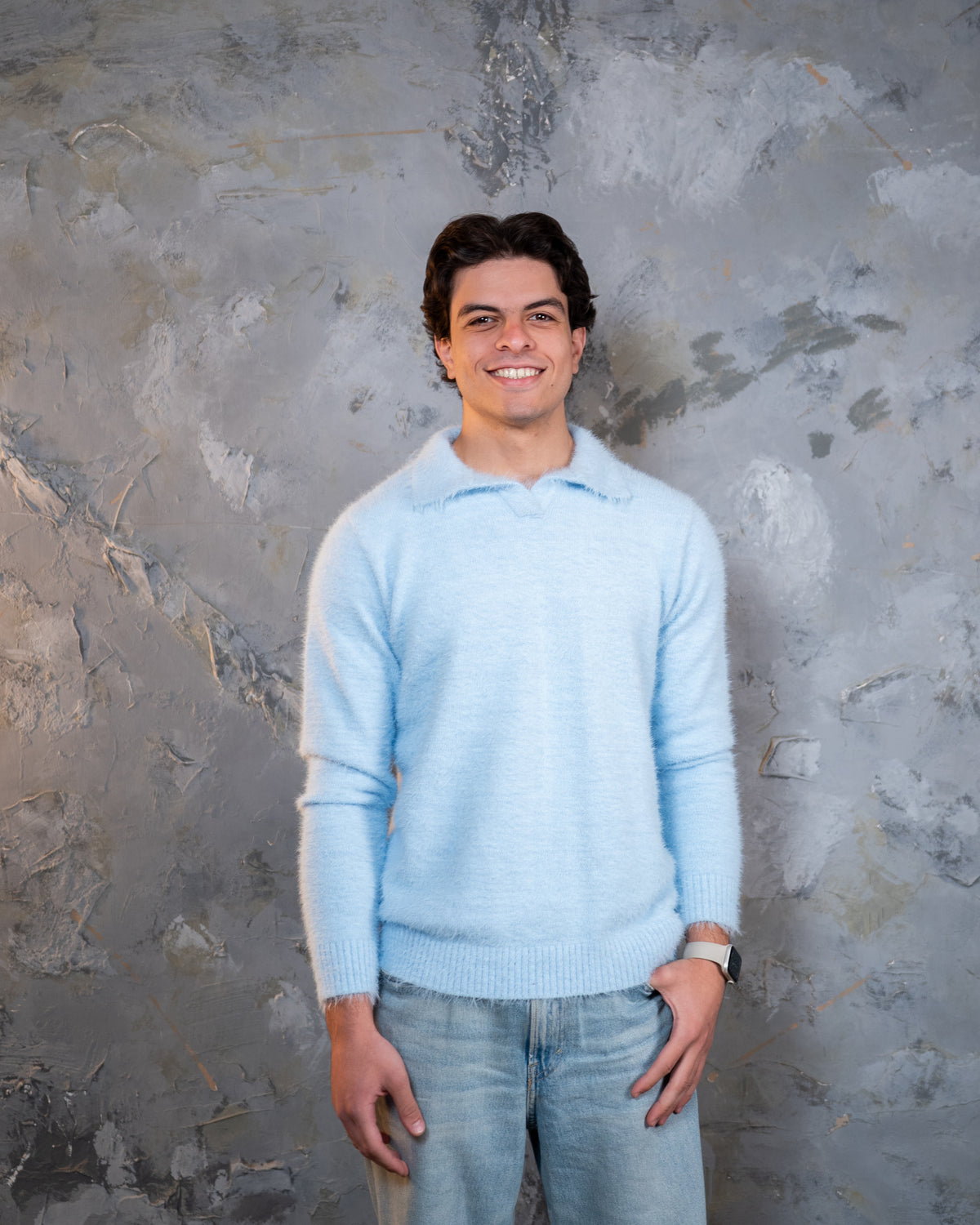 Polo mohair - BABY BLUE