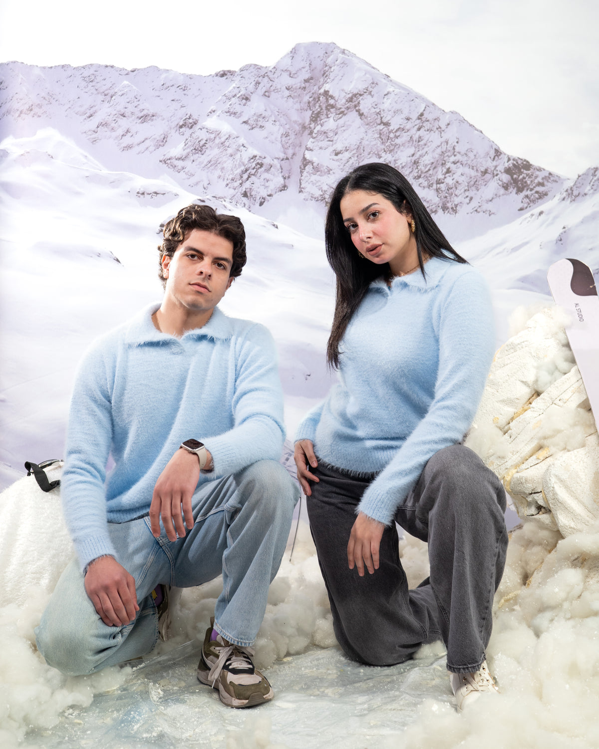 Polo mohair - BABY BLUE